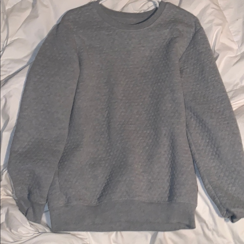 Quilted Crew Neck